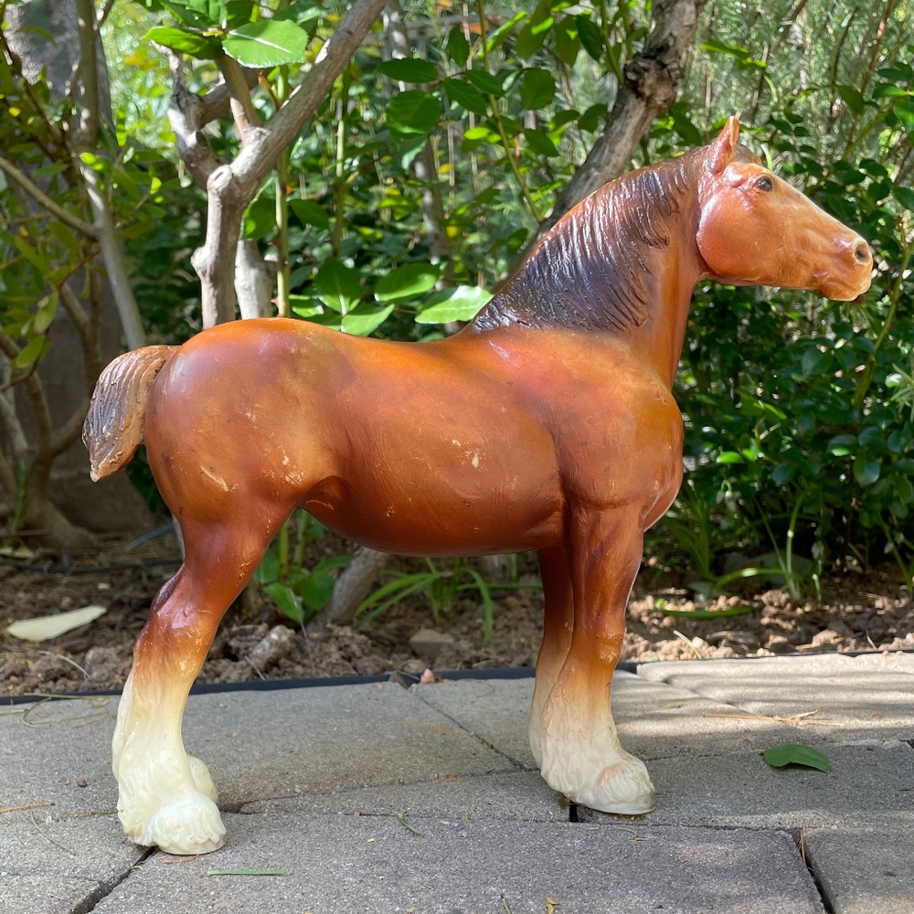 SOLD Vintage Traditional Breyer Clydesdale mare - Picture 1 of 7